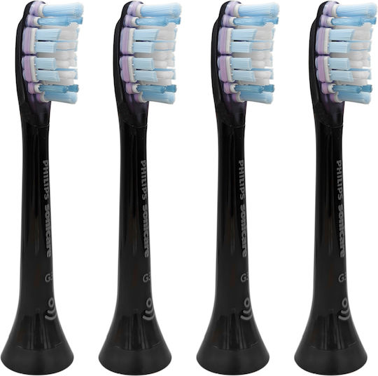 Philips Sonicare G3 Premium Gum Care Electric Toothbrush Replacement Heads Standard Black HX9054/33 Quantity 4