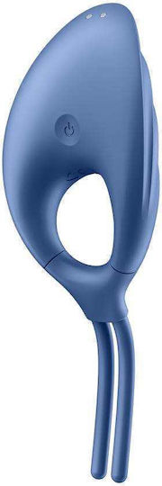 Satisfyer Swordsman Vibrating Cock Ring Cock Silicon Blue