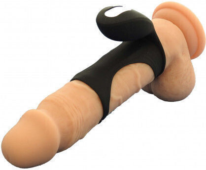 Pretty Love Vibration Penis Sleeve II Black