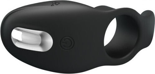 Pretty Love Vibration Penis Sleeve Cock Ring 7 Functions Black