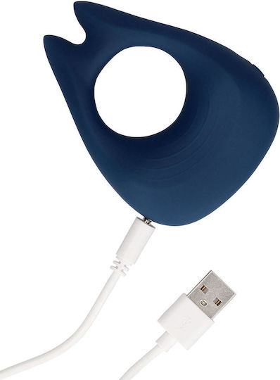 Shots Vibrating Cock Ring Cock Silicon Negru