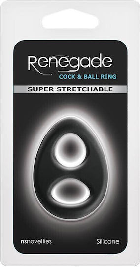 Ns Novelties Renegade Romeo Soft Ring Cock Ring Schwanz Silikon Schwarz