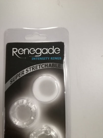Ns Novelties Renegade Intensity Ringe Δαχτυλίδια Στύσης Διάφανα 3 Stück NSN-1116-11