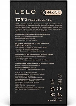 Lelo Tor 3 Δονούμενο Δαχτυλίδι Πέους Σιλικόνης Violet Dusk D-234478