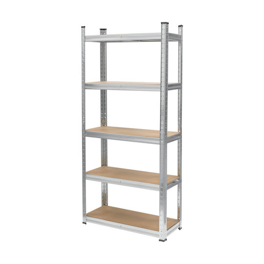 Rafturi Dexion Galvanizate 70x30x150 cm Cu 5 Rafturi Rezistență Totală 750 kg 5 Bucăți