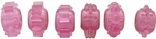 Toyz4lovers Timeless Super Stretchy Cock Rings Set Cock Rings Schwanz Rosa 6Stück