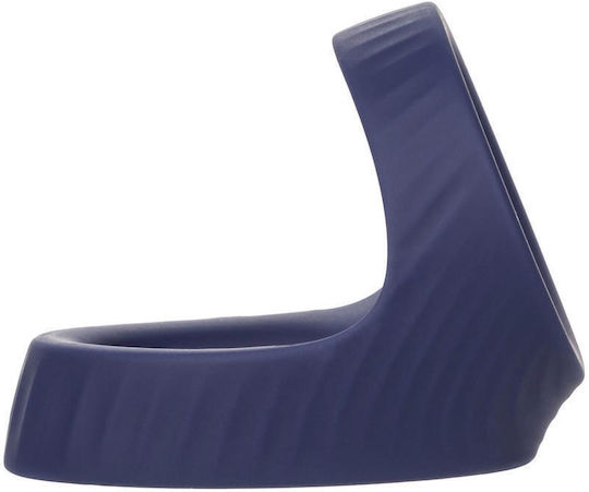 Calexotics Viceroy Platinum Series Δαχτυλίδι Πέους Σιλικόνης Blue SE-0432-15-3