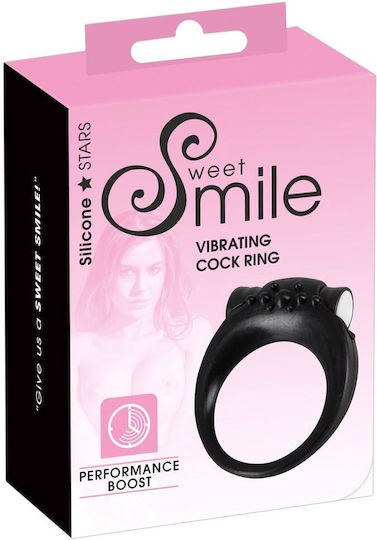 You2Toys Sweet Smile Stayer Penis Ring 3.2cm Black