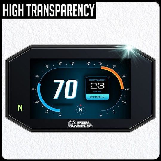 Speedo Angels Motorrad-Instrumentenschutz BMW R 12 Transparent