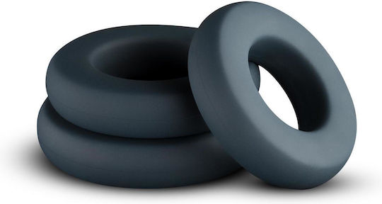 Boners Large Cock Ring Set 3τμχ Grey