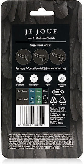 Je Joue Silicone C-Ring Minimum Stretch Cock Ring Cock Silicon Black