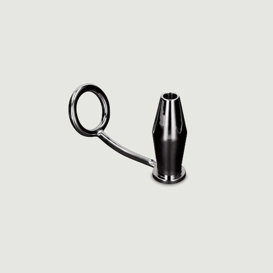 Shots Steel Metal Ring With Tunnel Butt Plug 45mm