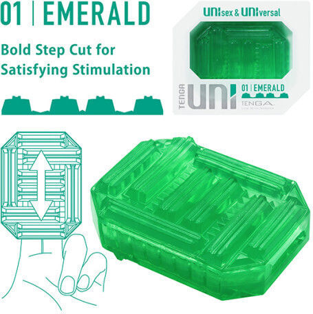 Tenga - Uni Emerald Masturbator Thimble