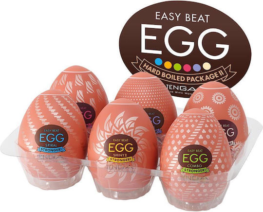 Tenga - Hard Boiled Masturbator Egg Pack 6 Units