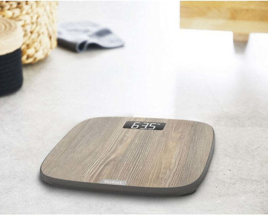Tefal Ψηφιακή Ζυγαριά 160kg Μπεζ Wood PP1600V0