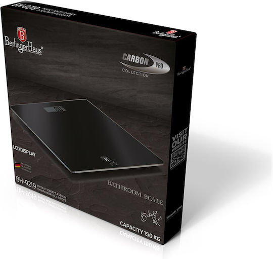 Berlinger Haus Digital Bathroom Scale Black BH-9219
