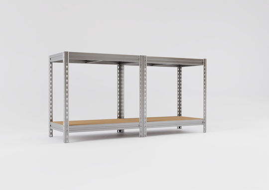 AR Shelving Рафтове Дексион Галванизирано 100x60x200см с 4 Брой Рафтa Обща Товароносимост 1800кг