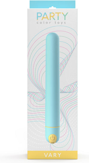 Party Color Toys Classic Vibrator 17cm Blue