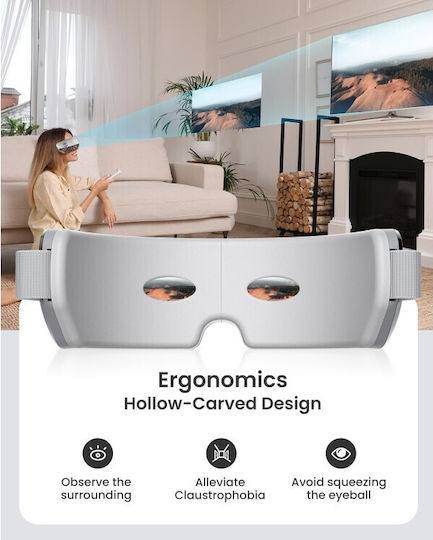 Renpho Eyeris View Smart Eye Massager Vision Window Eye & Face Massager Device Adjustable Temperature & Pressure