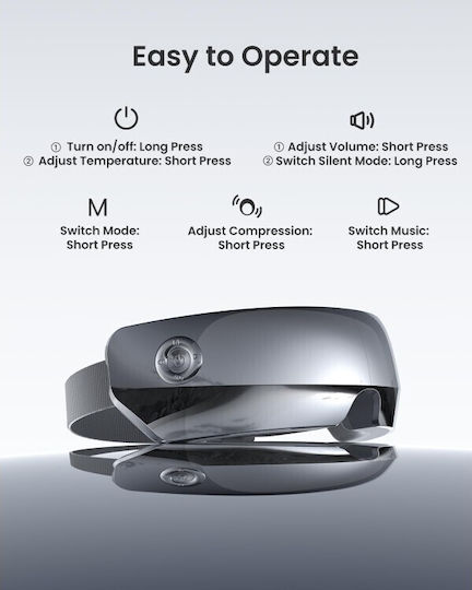 Renpho Eyeris View Smart Eye Massager Vision Window Eye & Face Massager Device Adjustable Temperature & Pressure