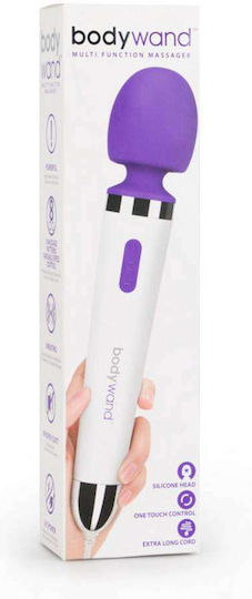 Bodywand Plug-in Multi Function Wand Massager Δονητής Μασάζ με Απομακρυσμένο Έλεγχο 30cm White Purple