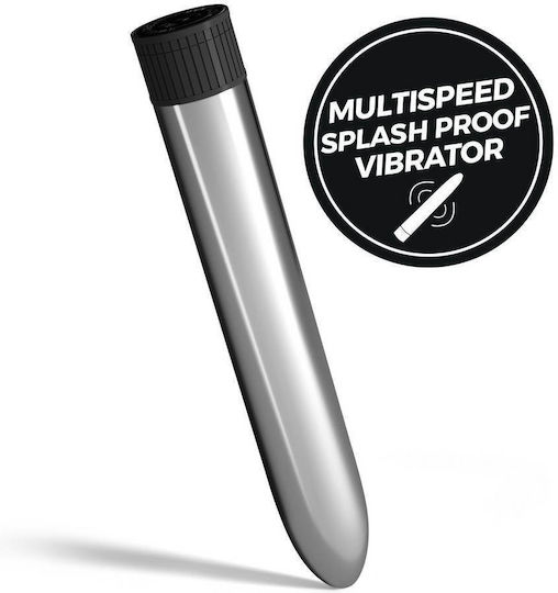 Crushious Classic Vibe Класически Вибратор 17.5см Silver