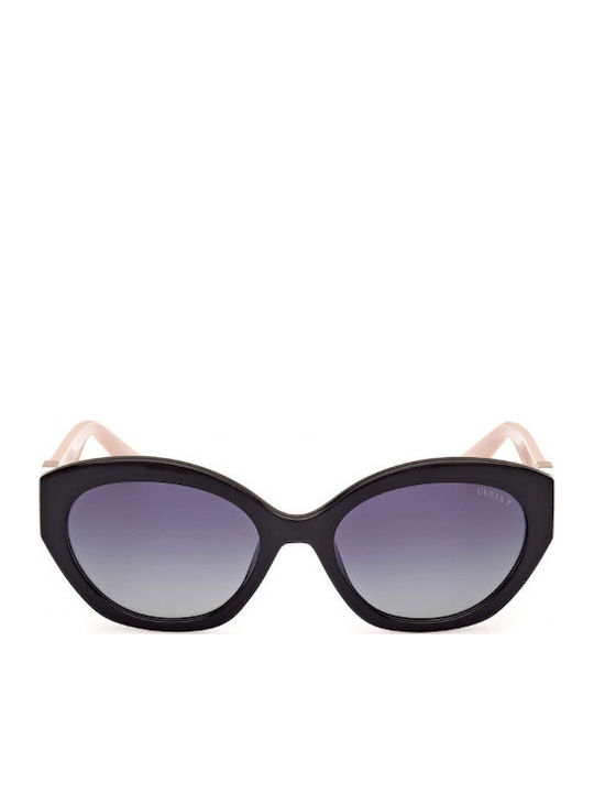 Guess Ochelari de Soare Pentru Femei cu Ramă din Plastic Bej și Lentile Polarizate Negru Degrade GU00104 05D