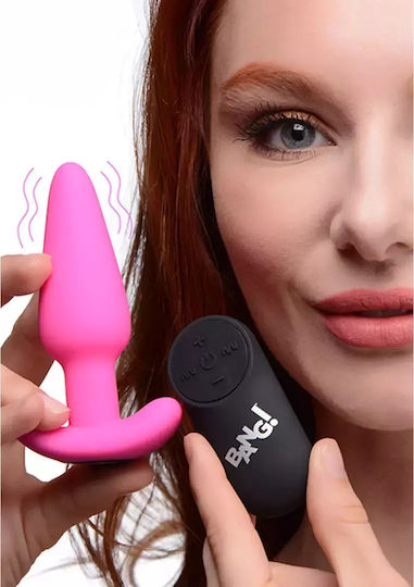 XR XR Anal Plug with Wireless Functionality and Pink Vibration 21cm