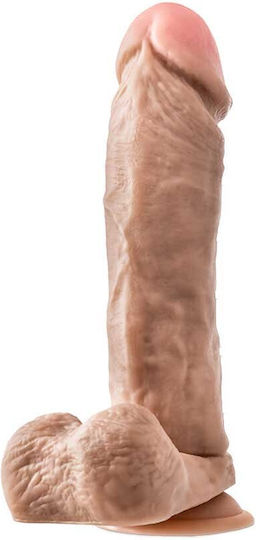 Dr. Skin Mr. Magic Ρεαλιστικό Dildo με Όρχεις και Βεντούζα Flesh 23cm