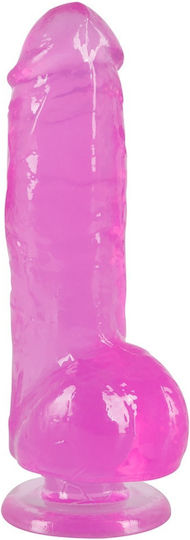 You2Toys Jerry Giant Realistisches Dildo mit Hoden und Saugnapf Lila 22cm