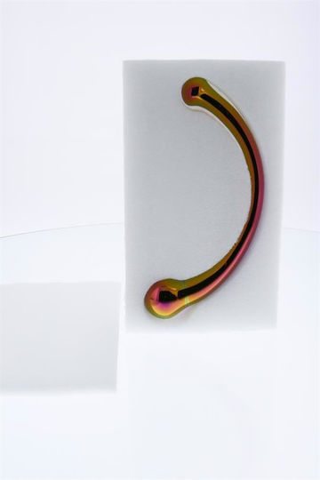 Dream Toys Glamour Glass Curved Big Wand Γυάλινο Dildo 21cm
