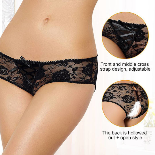 Ophelia's Dream Femei Sexy Șir de caractere Negru