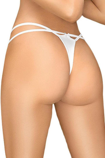 Penthouse Classified Thong Γυναικείο Sexy String Λευκό