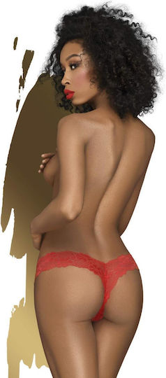 Penthouse Dangerous Darling Thong Γυναικείο Sexy String Red