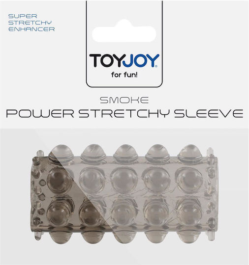 ToyJoy Power Stretchy Sleeve Penis Extension Gray 6.5cm