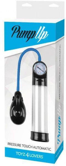 Toyz4lovers Pump Up Pressure Touch Automatic Пенис помпа Прозрачен