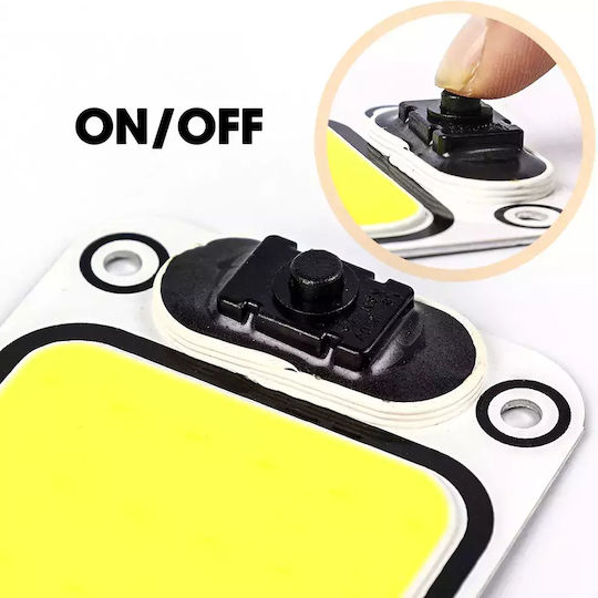 Led Vehicle Ceiling Light Strong Light 54 Led Cob 5400lm 12/24v Switch Tc-165