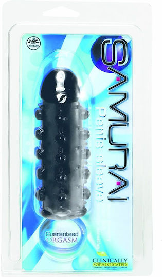 Nanma Samurai Penis Sleeve Penis Extension Black 13cm