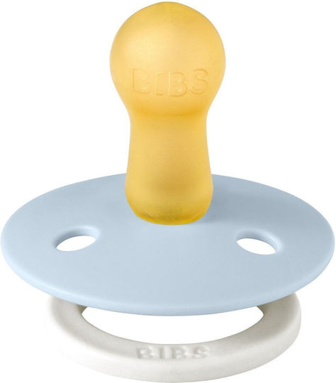 Bibs Πιπίλες Καουτσούκ Νυκτός Colour Glow Iron Baby Blue για 0-6 μηνών 2τμχ