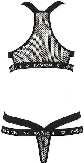 Passion Arin Set Sexy Σετ Εσωρούχων Black 2τμχ