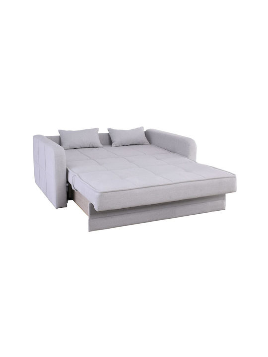Camal Canapea Cu Două Locuri Pat Cu Spațiu De Depozitare Gri Deschis 169x105x90cm E9935,1