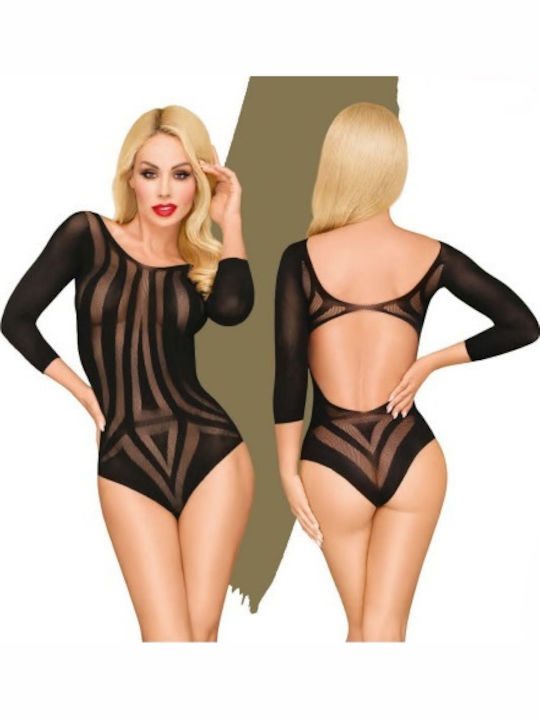 Penthouse Under My Spell Teddy Sexy Κορμάκι Διχτυωτό Black