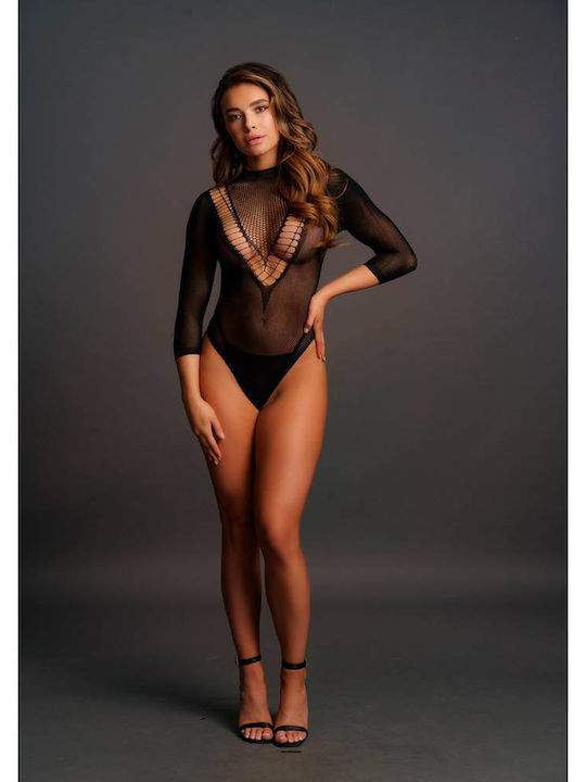 Le Désir Sexy Κορμάκι Διχτυωτό Μαύρο