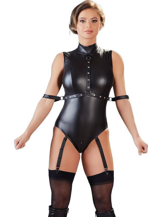 Cottelli Collection Sexy Κορμάκι Μαύρο