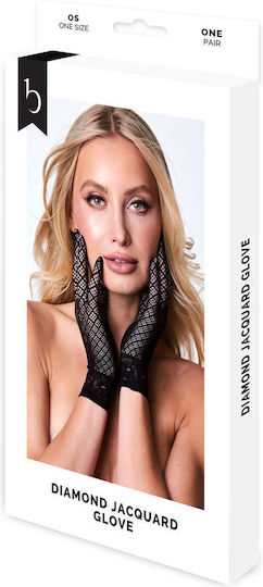 Baci Lingerie Sexy Γάντια Μαύρα
