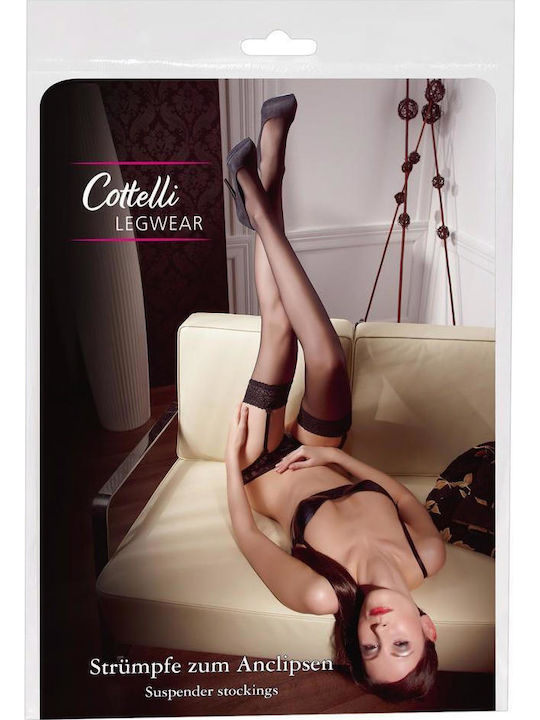 Cottelli Collection Чорапи Секси Чорапи И Чорапогащи Черни