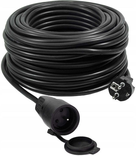 Vertex Extension Reel Cord 50m Black