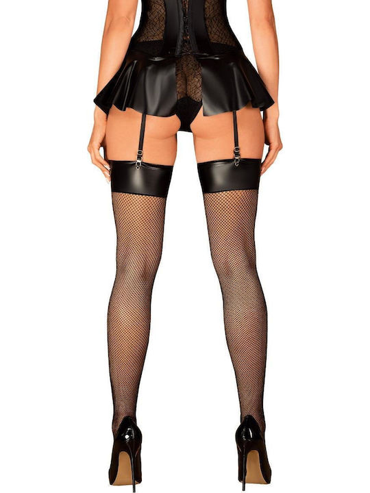 Obsessive Darkessia Sexy Κάλτσες Μαύρες