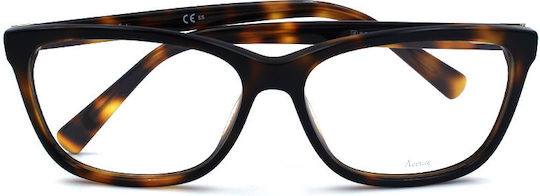 Pierre Cardin Plastic Eyeglass Frame Brown