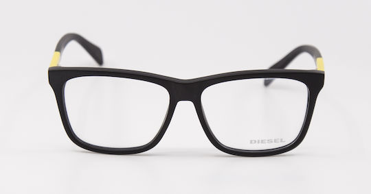 Diesel Black Prescription Eyeglass Frame